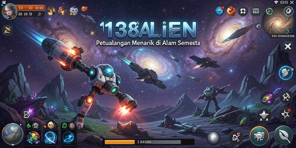 Gameplay seru di dunia luar angkasa dengan tantangan yang menarik.