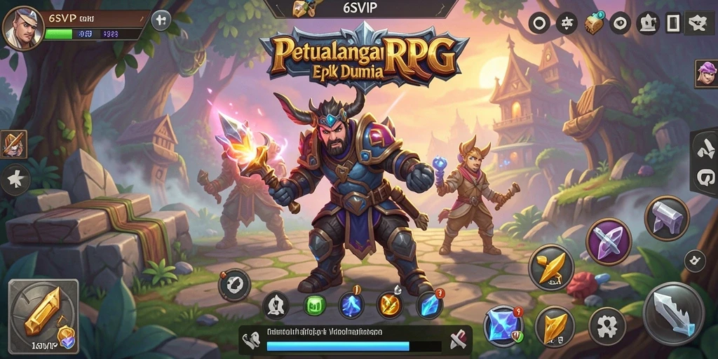 Gameplay RPG yang mendebarkan dan mendalam di 6SVIP.