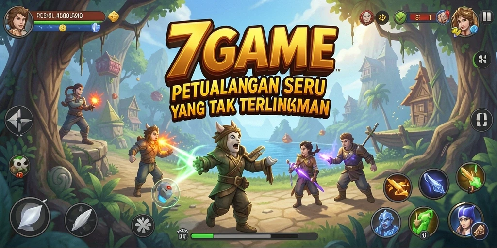Gameplay seru dengan karakter menarik dalam dunia petualangan.