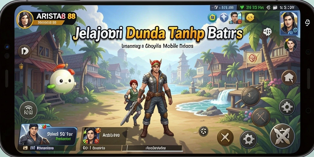 Tampilan gameplay ARISTA88 dalam dunia Open World yang menakjubkan.
