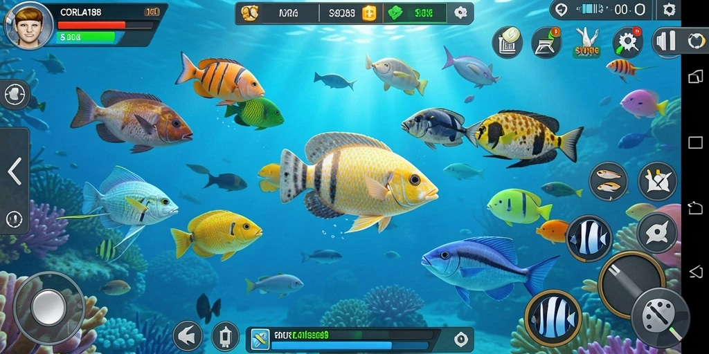 Gameplay Tembak Ikan yang seru dengan grafis menawan.