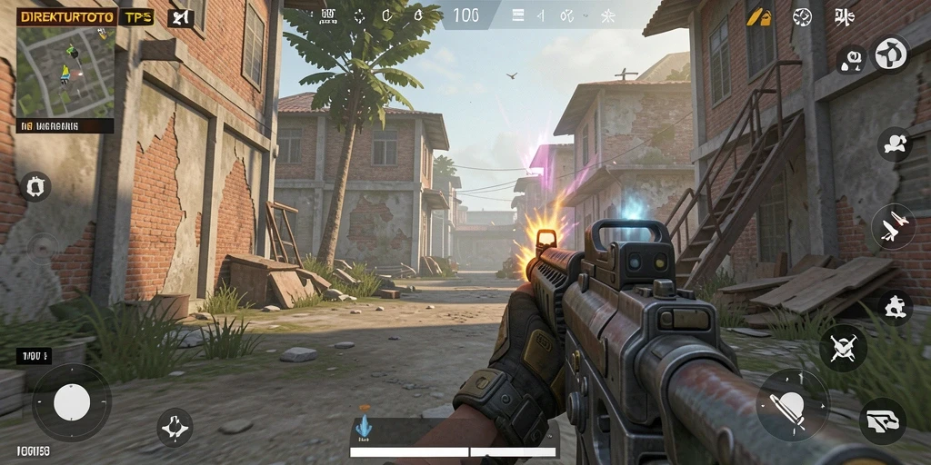 Tangkapan layar seru dari gameplay <strong>DIREKTURTOTO</strong> yang menunjukkan pertempuran mendebarkan.