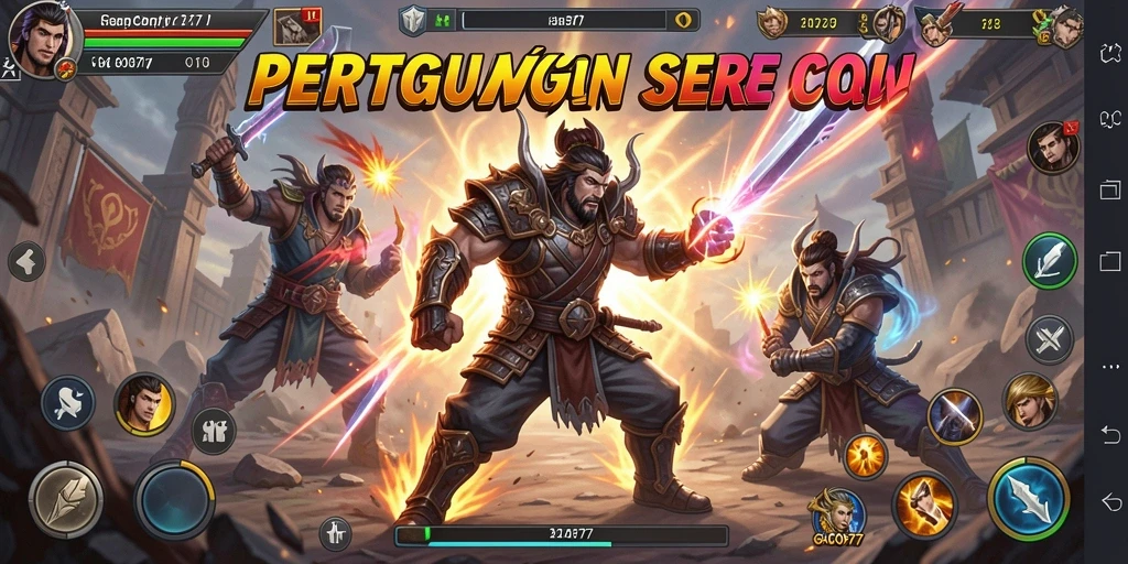Gameplay pertarungan seru di GACOR77 dengan karakter yang dinamis.