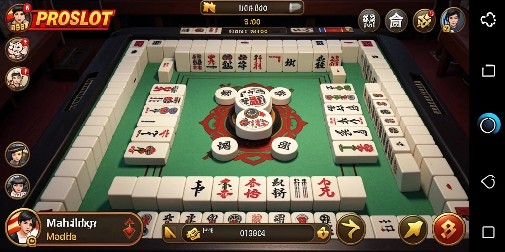 Tampilan menarik dari gameplay PROSLOT yang penuh tantangan Mahjong.